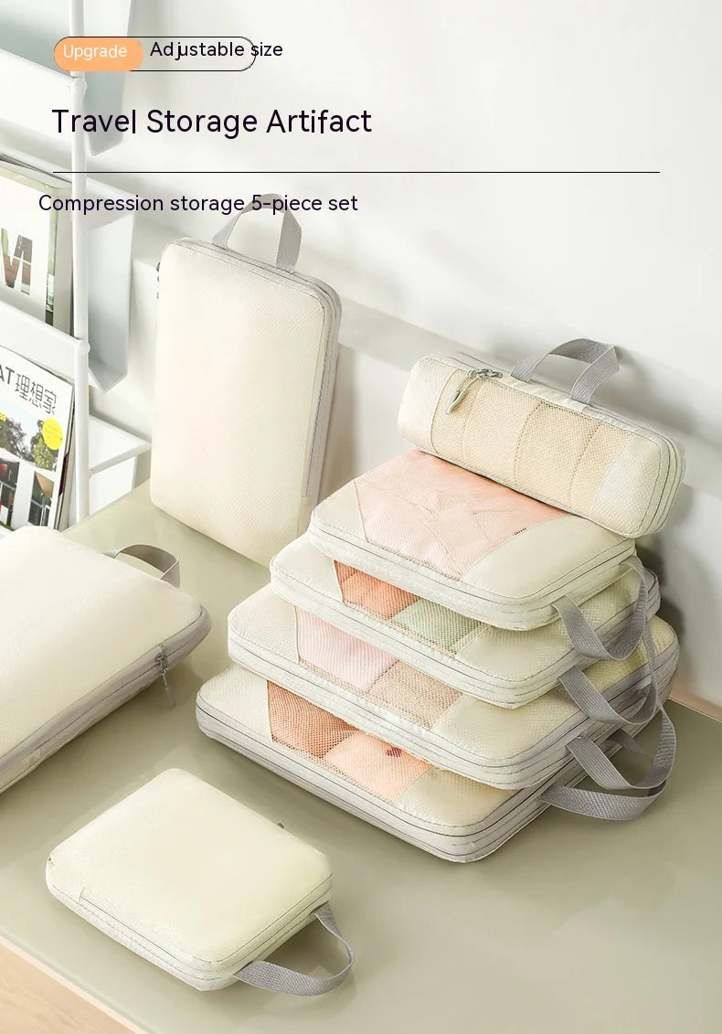 Compression Packing Cubes for Suitcases Travel Accessories Expandable Packing Organizers Lightweight Travel Organizer Cubes