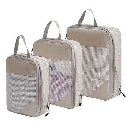 Compression Packing Cubes for Suitcases Travel Accessories Expandable Packing Organizers Lightweight Travel Organizer Cubes