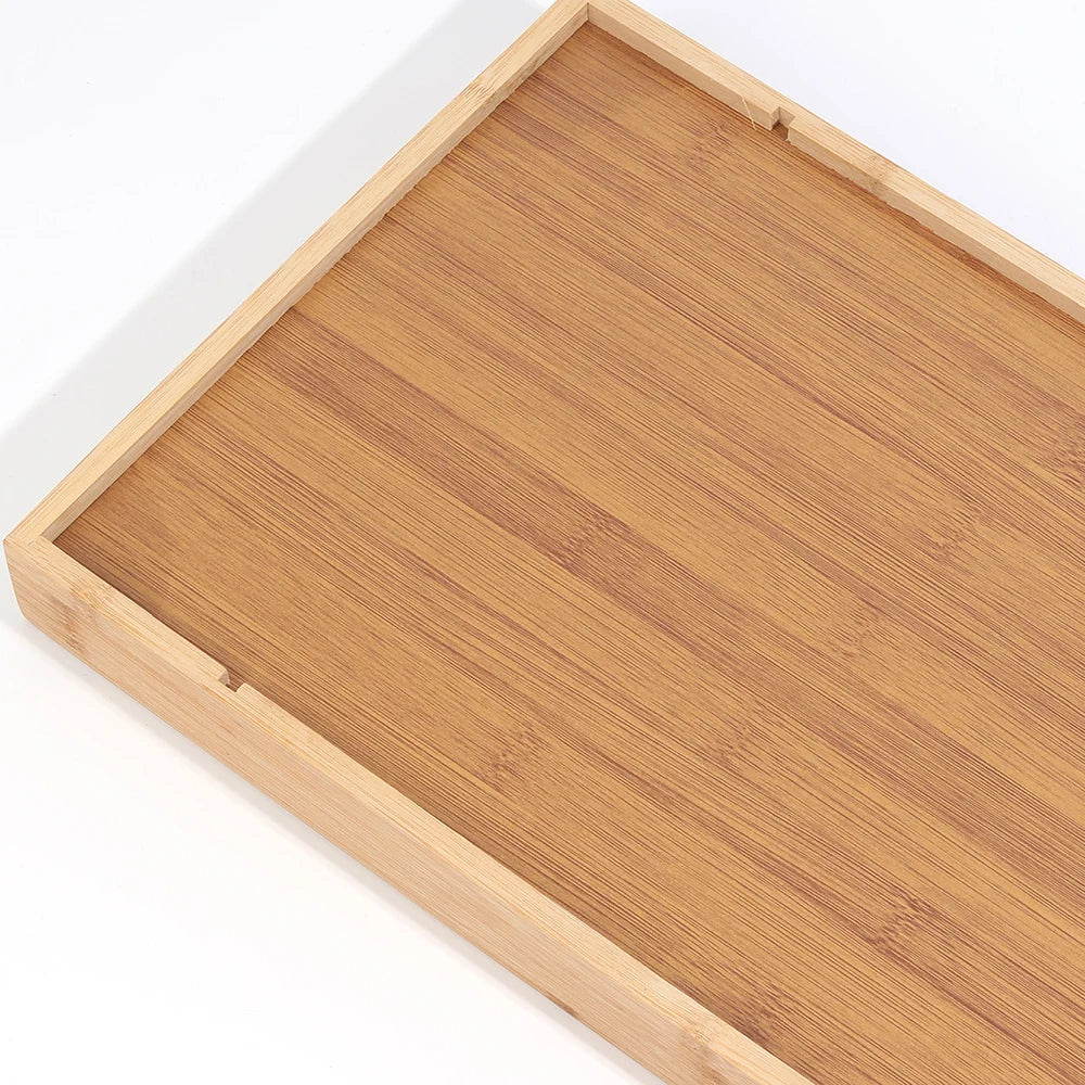 Bamboo Cutlery Divide Storage Trays Rack Neat Elegant Kitchen Drawer Organizer Home Accessories