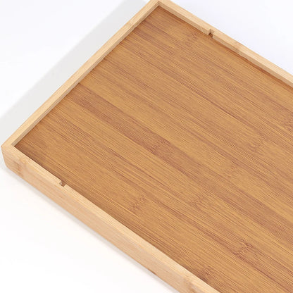 Bamboo Cutlery Divide Storage Trays Rack Neat Elegant Kitchen Drawer Organizer Home Accessories