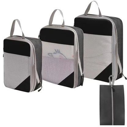 Compression Packing Cubes for Suitcases Travel Accessories Expandable Packing Organizers Lightweight Travel Organizer Cubes