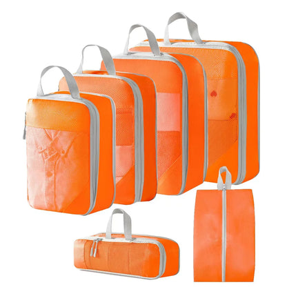 Compression Packing Cubes for Suitcases Travel Accessories Expandable Packing Organizers Lightweight Travel Organizer Cubes