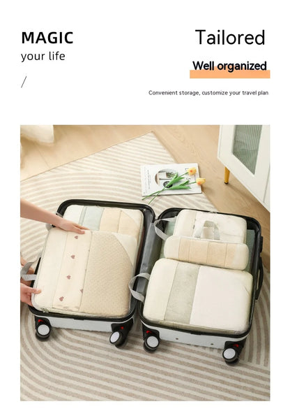 Compression Packing Cubes for Suitcases Travel Accessories Expandable Packing Organizers Lightweight Travel Organizer Cubes
