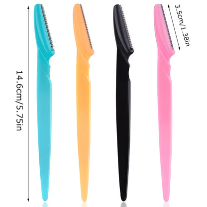 Eyebrow & Facial Razor Multipack (10 Count) — Precision Brow Shaping Trimmers