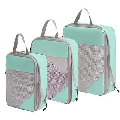 Compression Packing Cubes for Suitcases Travel Accessories Expandable Packing Organizers Lightweight Travel Organizer Cubes