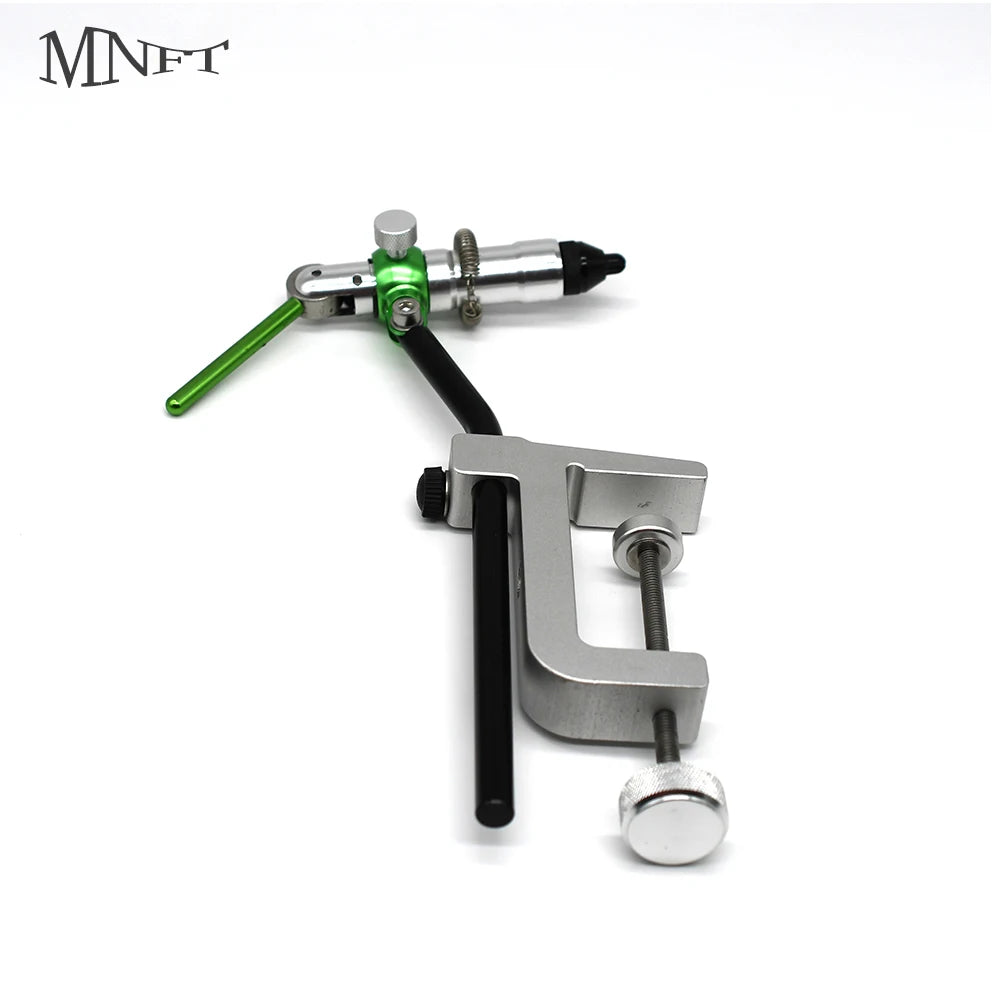 MNFT Rotary Fly Tying Vise Kit with Bobbin, Threader & Whip Finisher