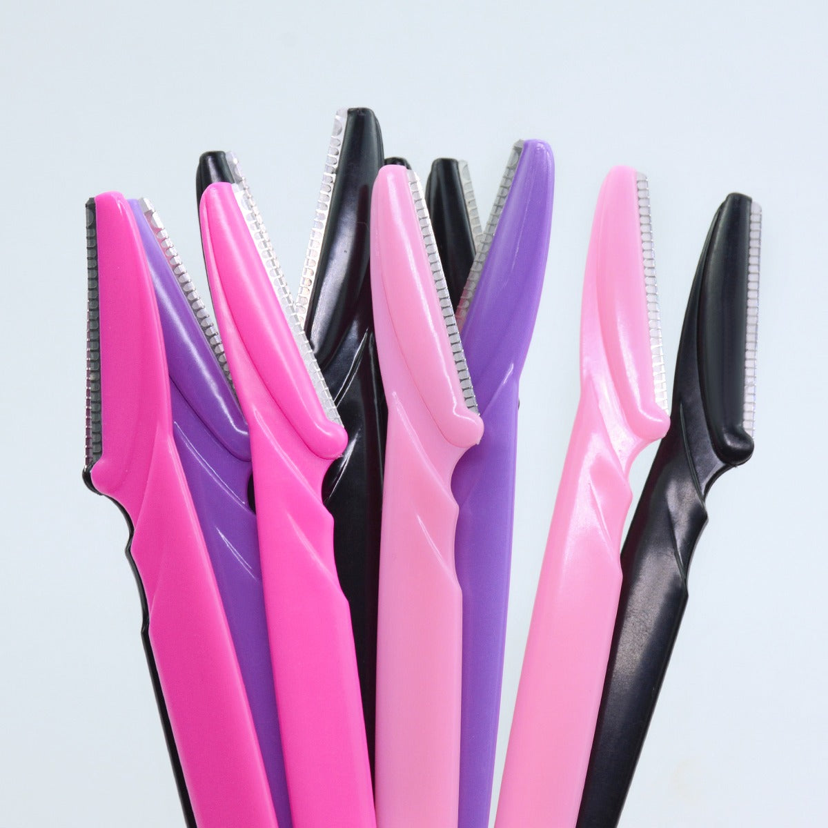 Eyebrow & Facial Razor Multipack (10 Count) — Precision Brow Shaping Trimmers