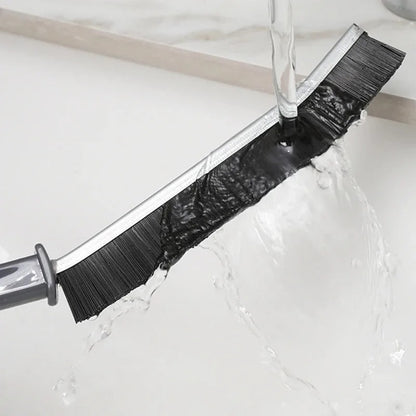 Grout & Gap Cleaning Brush — Long-Handle Crevice Brush for Tile Joints, Tracks and Tight Corners